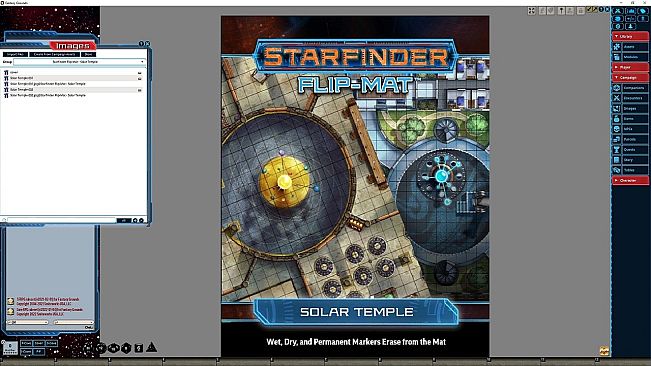 Fantasy Grounds - Starfinder RPG - FlipMat - Solar Temple