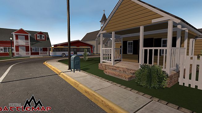 Virtual Battlemap DLC - Modern Town