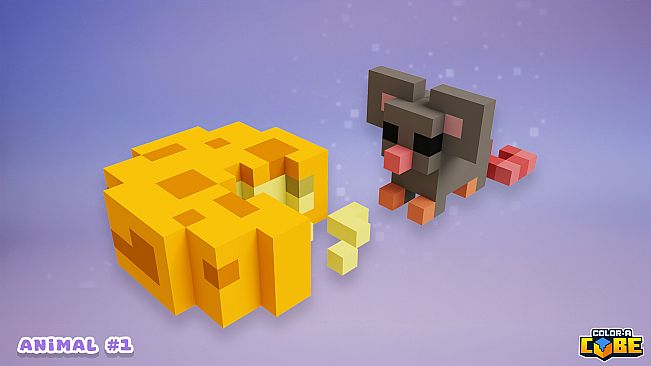 Color-A-Cube - Farm Animal Pack #1