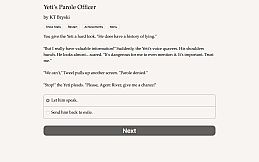 Yeti's Parole Officer