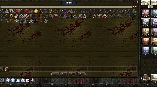 Fantasy Grounds - P2 - The Dark City of the Queen of Spiders 4E Fantasy (Token Pack)