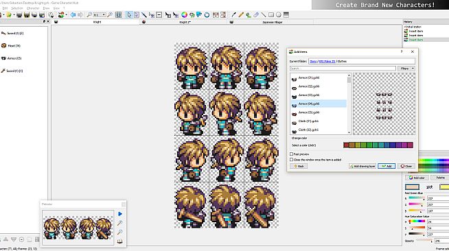 Game Character Hub: DS Generator Parts