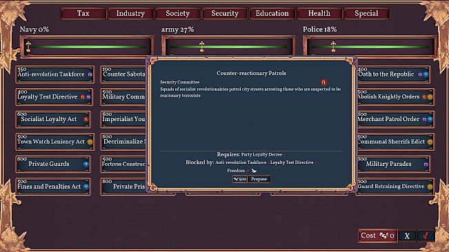 Fantasy Senate Simulator