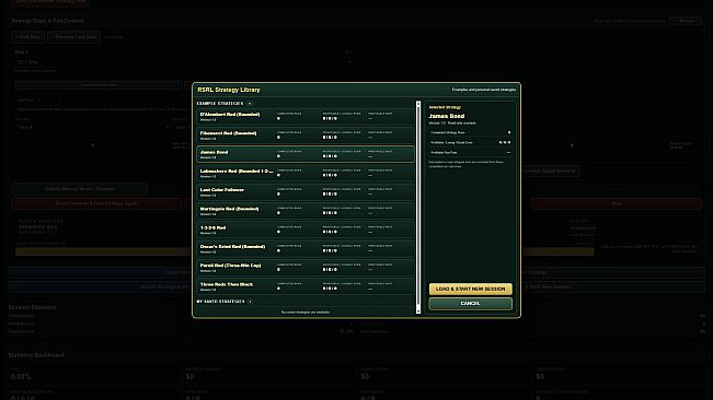 Roulette Strategy Research Lab
