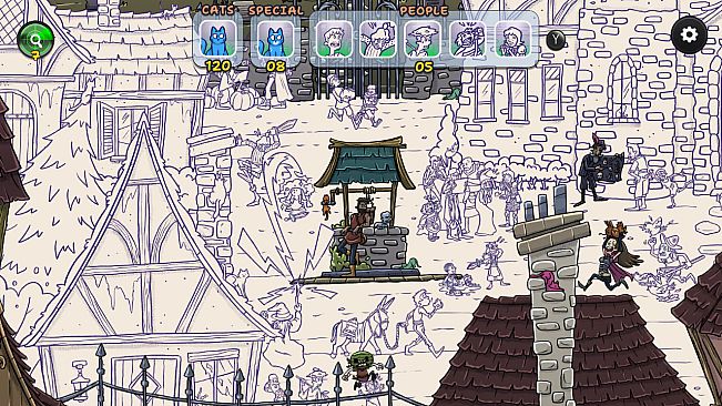 Hidden Cats in Spooky Village