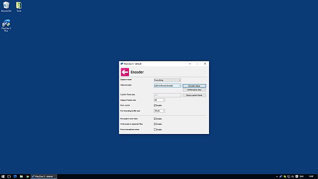 PlayClaw 5 - H.264/AVC Software Encoder