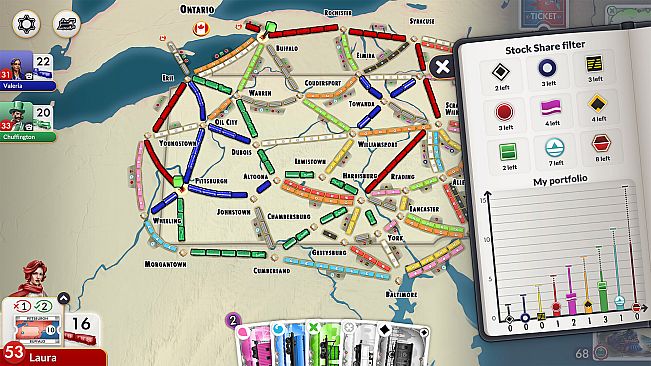 Ticket to Ride: Pennsylvania Expansion