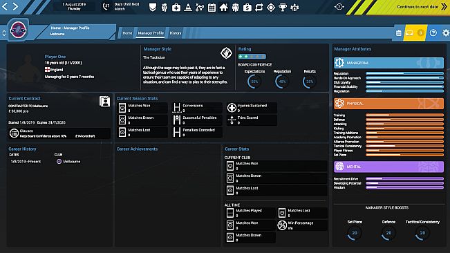 Rugby Union Team Manager 3