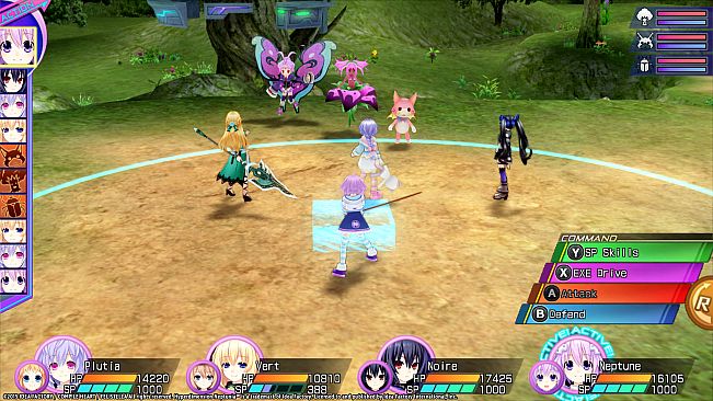 Hyperdimension Neptunia Re;Birth3 Lily-ad Dungeon