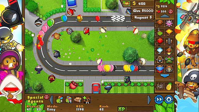 Bloons TD 5 - Samurai Ninja Monkey Skin