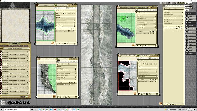 Fantasy Grounds - Pathfinder RPG - Map Pack - Frozen Sites