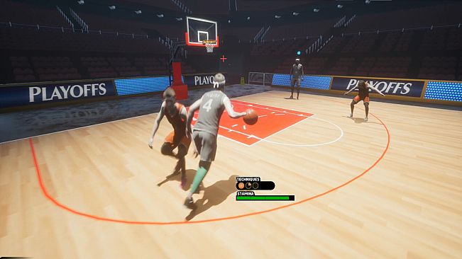 Third Person Basketball Court