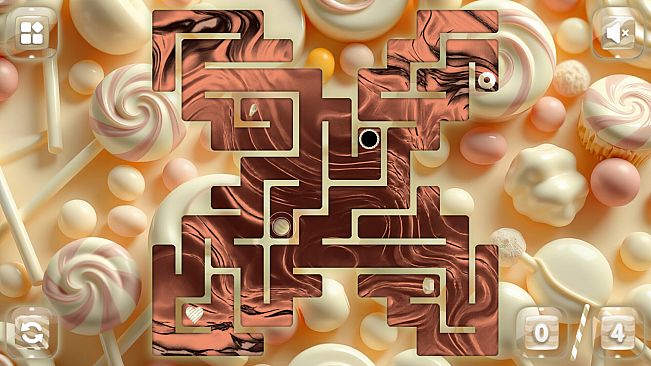 Sweetie Candy Maze: White Chocolate