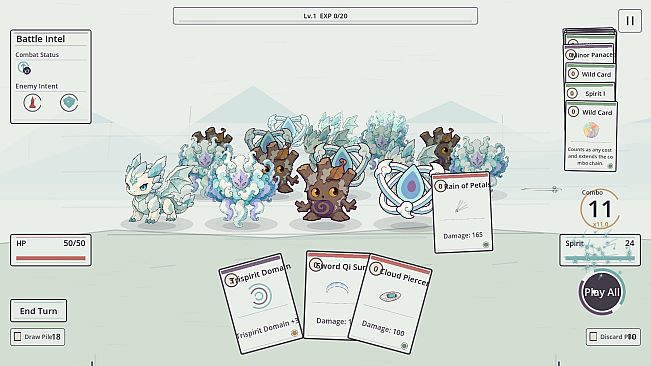 Lingyun Cards: Between the Clear and the Turbid