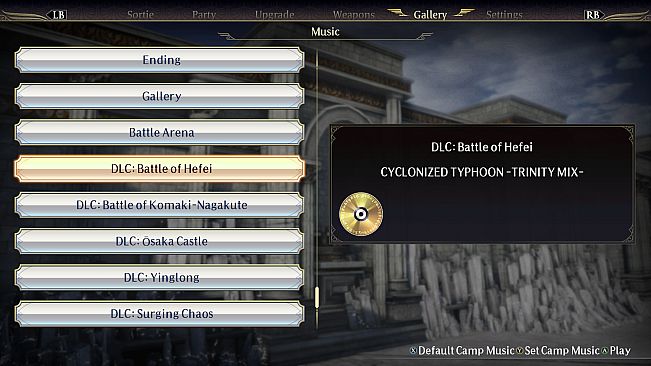WARRIORS OROCHI 4 - BGM Pack 2