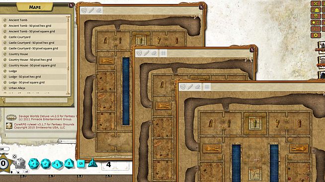 Fantasy Grounds - Rippers Resurrected Map Pack (Savage Worlds)