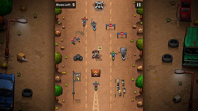 Rude Racers: 2D Combat Racing