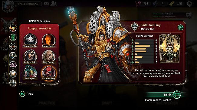 Warhammer 40,000: Warpforge - Sororitas starter bundle