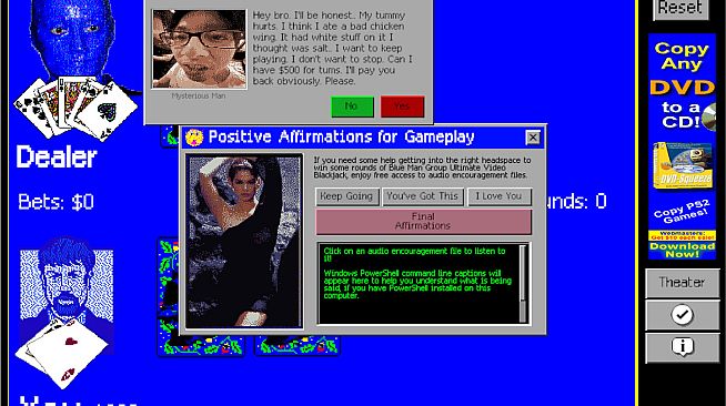 Blue Men Group ULTIMATE VIDEO BLACKJACK