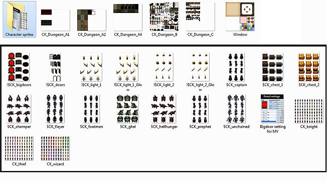 RPG Maker MV - Cursed Kingdoms Dungeon Tiles
