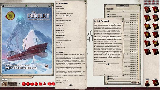 Fantasy Grounds - The Derelict (CoC7E)