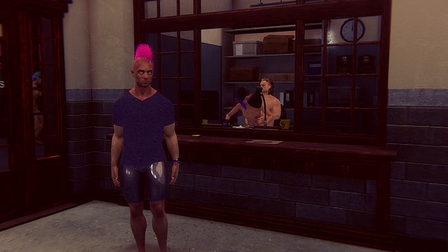 Cyberpunk men for Fuck in police