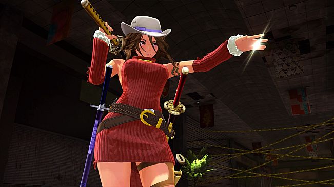 OneeChanbara ORIGIN - Exclusive Aya Costume: Aya's Fashionable Wear Azuki Red