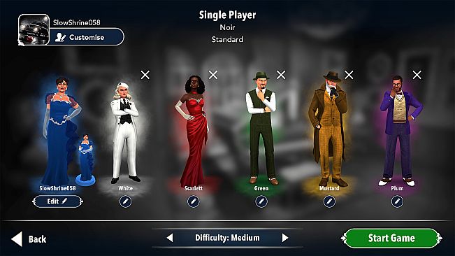 Clue/Cluedo: Noir Crime Scene