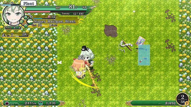 Player character "Tojiko Soga" (Touhou Genso Wanderer -Reloaded-)