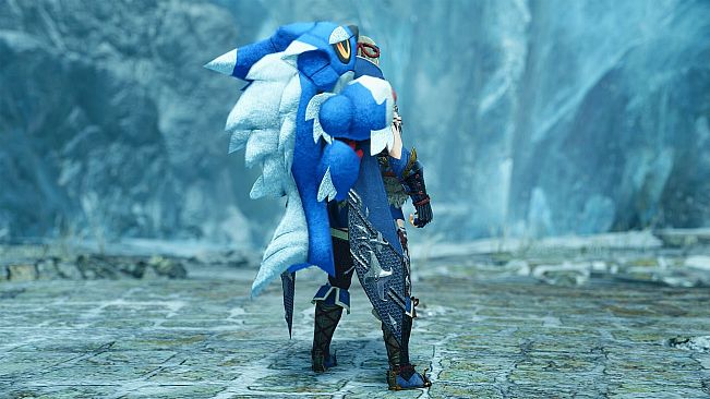 Monster Hunter Rise - "Stuffed Lunagaron" Hunter layered weapon (Switch Axe)