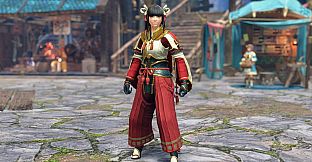 Monster Hunter Rise - "Minoto" Hunter layered armor set