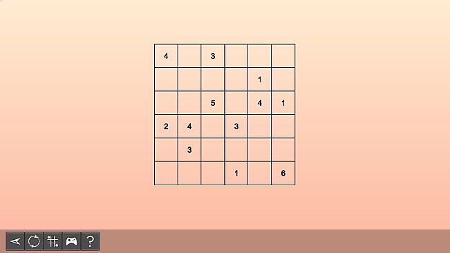 My Sudoku - Classic 6x6 Easy 5