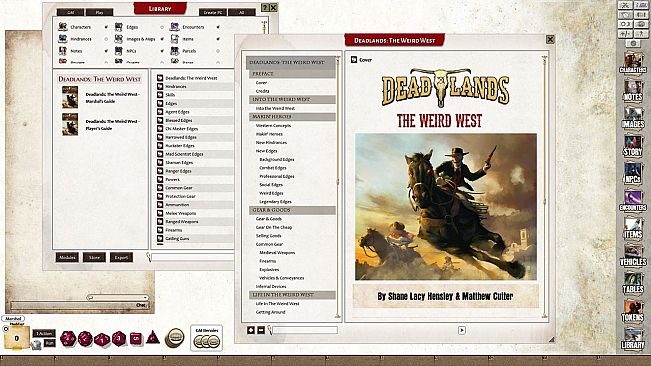 Fantasy Grounds - Deadlands: The Weird West (Core Rules Book)