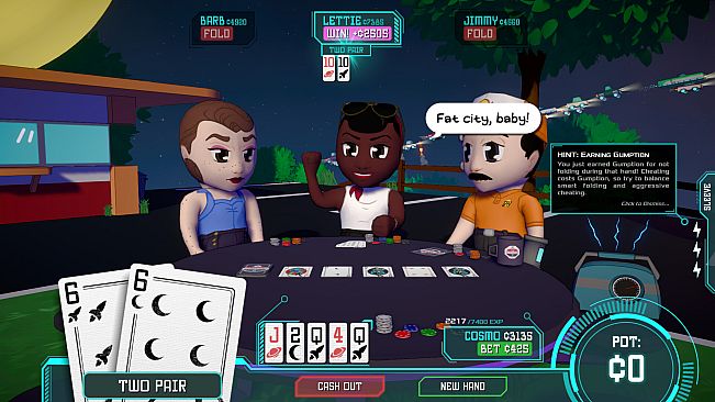 Cosmo Cheats at Poker