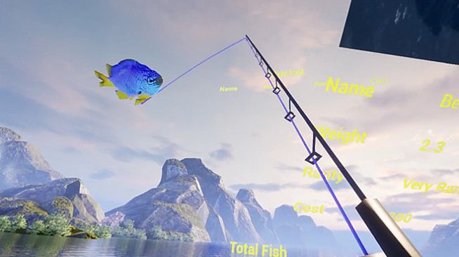 VR Fishing at Lotus Lakes