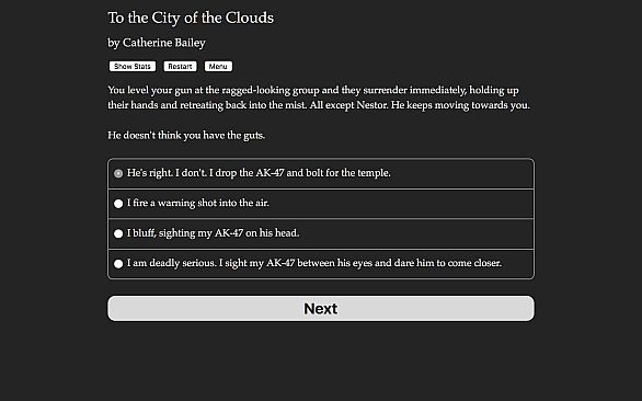 To the City of the Clouds