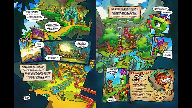 Yooka-Laylee and the Kracklestone - Graphic Novel