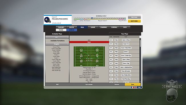 Front Page Sports Football