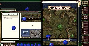 Fantasy Grounds - Pathfinder RPG - Pathfinder Flip-Mat: Planes of Metal and Wood