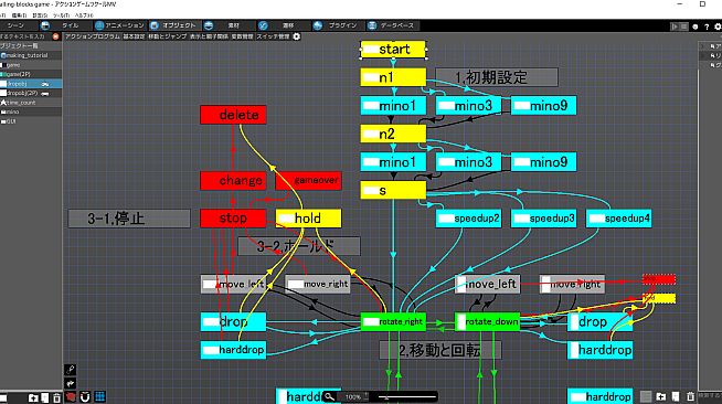 Pixel Game Maker MV - Falling Blocks Puzzle Sample