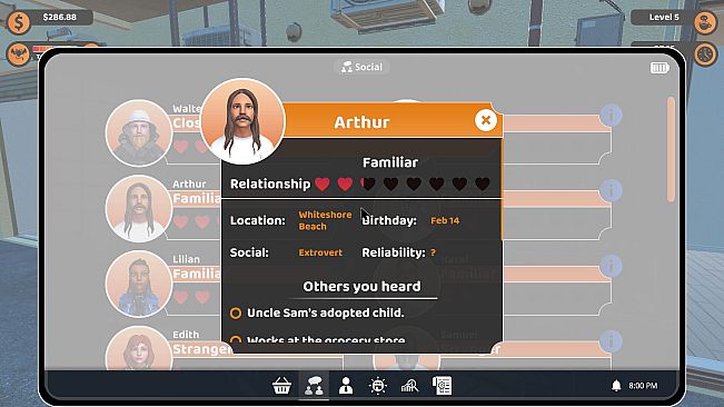 Coffee Bonds: A Neighborhood Simulator