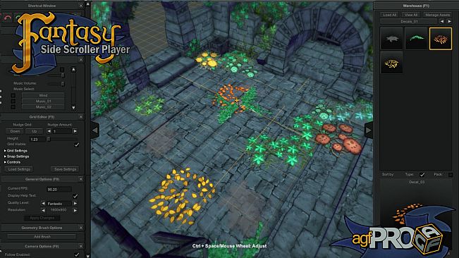 Axis Game Factory's AGFPRO Fantasy Side-Scroller Player