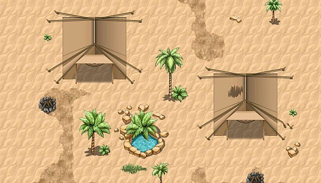 RPG Maker MZ - KR Desert Kingdom Tileset