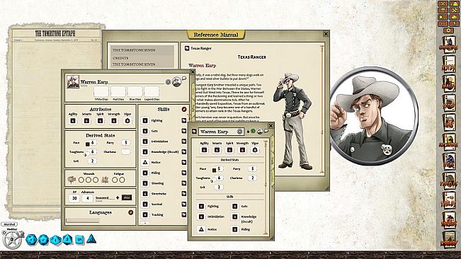 Fantasy Grounds - Stone and a Hard Place: The Tombstone Seven (Savage Worlds)