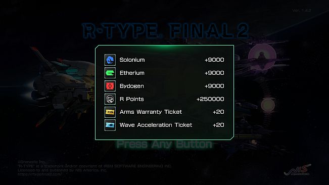 R-Type Final 2 - Ace Pilot Special Training Pack III