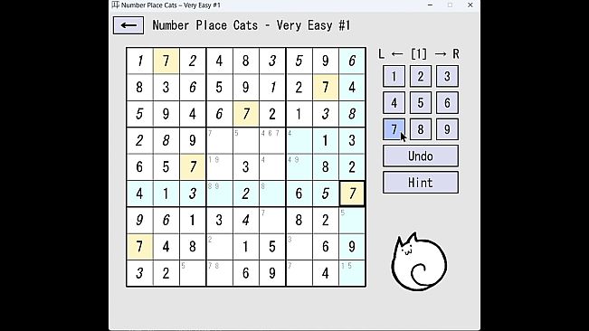 Number Place Cats