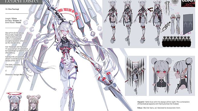 CRYMACHINA - "Eden Database" Art Book