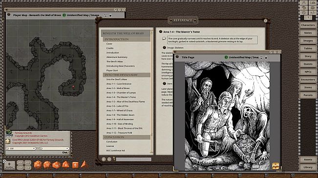 Fantasy Grounds - Dungeon Crawl Classics Day #2: Beneath the Well of Brass
