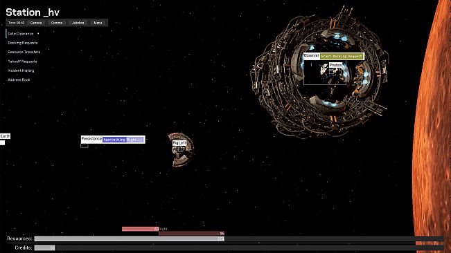 Delos: Space Traffic Control