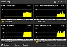 Sticky Apps :: Monitor Ping